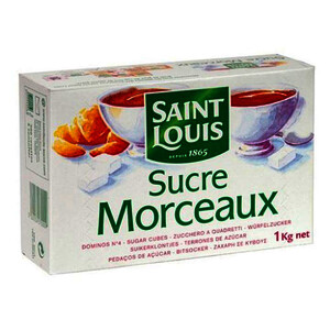 BOÎTE DE 1 KG DE SUCRES EN MORCEAUX N°4 BEGHIN SAY