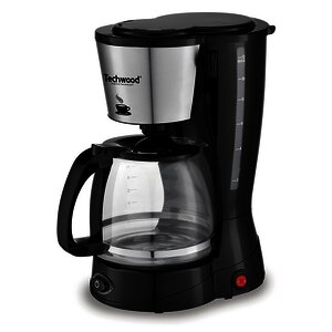 CAFETIÈRE ÉLECTRIQUE AVEC VERSEUSE VERRE 1,5 LITRE TECHWOOD