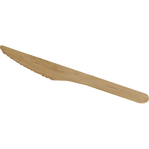 LOT DE 100 COUTEAUX EN BOIS DE BOULEAU