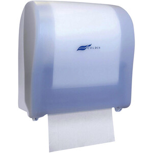 DISTRIBUTEUR ESSUIE-MAINS DÉCOUPE AUTO BLANC RLX 100 À 140M