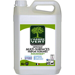 BIDON 5L NETTOYANT MULTI-SURFACES AGRUMES L'ARBRE VERT