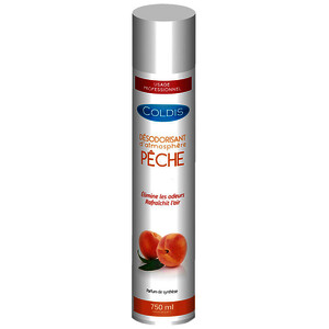 AÉROSOL 750 ML DÉSODORISANT PARFUMANT PARFUM PÊCHE