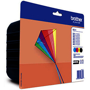 BROTHER LC223 PACK 4 CART. NO + 3 COL D'ORIGINE (LC223VALBP)