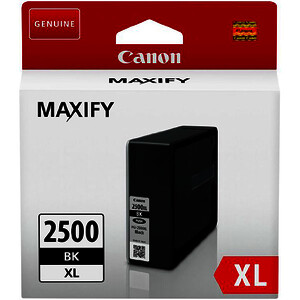 CANON 2500XL CARTOUCHE D'ENCRE NOIRE D'ORIGINE (PGI2500XL)