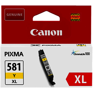 CANON 581XL CARTOUCHE D'ENCRE JAUNE D'ORIGINE (CLI581YXL)