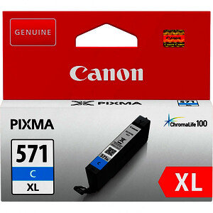 CANON 571XL CARTOUCHE D'ENCRE CYAN D'ORIGINE (CLI571CXL)