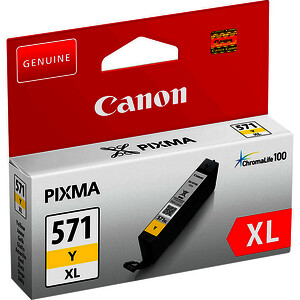 CANON 571XL CARTOUCHE D'ENCRE JAUNE D'ORIGINE (CLI571YXL)