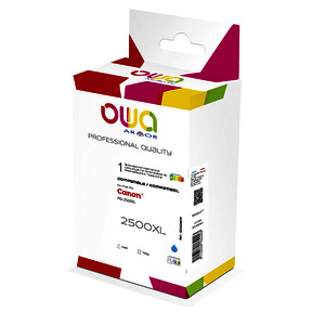 CARTOUCHE JET D'ENCRE REMAN. POUR CANON PGI 2500XL CYAN OWA