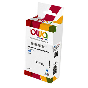 CARTOUCHE JE REMANUFACTURÉE POUR HP CZ130A 711 CYAN OWA