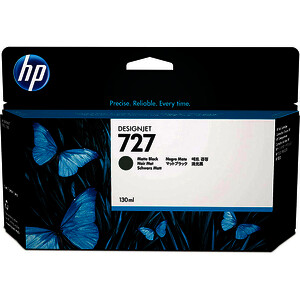 HP 727XL CARTOUCHE D'ENCRE NOIR MAT D'ORIGINE (C1Q12A)