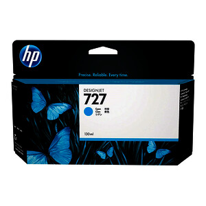 HP 727 CARTOUCHE D'ENCRE CYAN D'ORIGINE (B3P19A)