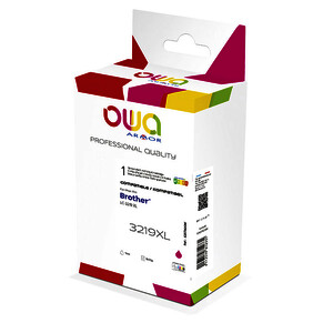 CARTOUCHE JET D'ENCRE REMAN. PR BROTHER LC3219XL MAGENTA OWA