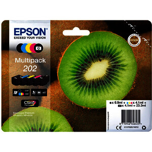 EPSON 202 PACK 5 CARTOUCHES D'ORIGINE (C13T02E74020)