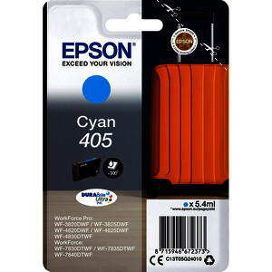 EPSON 405 CARTOUCHE D'ENCRE CYAN D'ORIGINE (C13T05G24020)