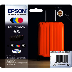 EPSON 405 PACK 4 CART. NO + 3 COL D'ORIGINE (C13T05G64010)