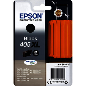EPSON 405XL CARTOUCHE D'ENCRE NOIRE D'ORIGINE (C13T05H14010)