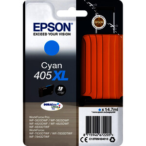 EPSON 405XL CARTOUCHE D'ENCRE CYAN D'ORIGINE (C13T05H24010)