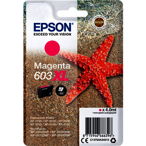EPSON 603XL CART. D'ENCRE MAGENTA D'ORIGINE (C13T03A34010)