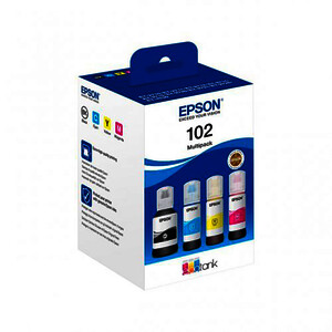 EPSON 102 PACK 4 CART. NO + 3 COL D'ORIGINE (C13T03R640)