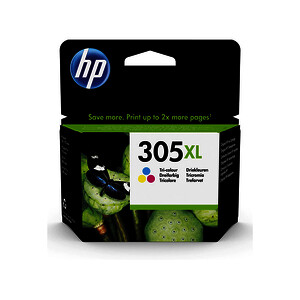 HP 305XL CART. D'ENCRE 3 COL D'ORIGINE (3YM63AE)