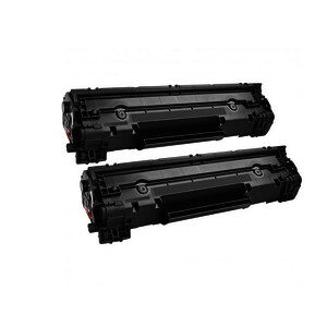 PACK DE 2 TONERS LASER REMAN. PR HP CE285AD 85A NOIRES OWA