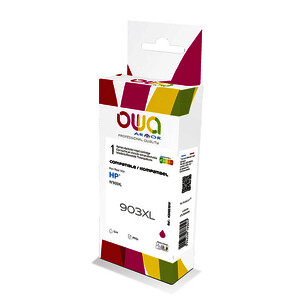 CARTOUCHE JET D'ENCRE REMAN. POUR HP K20652 903XL JAUNE OWA