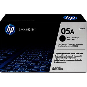 HP 05A TONER LASER NOIR D'ORIGINE (CE505A)