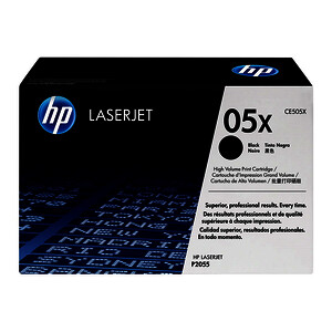 HP 05X TONER LASER NOIR D'ORIGINE (CE505X)