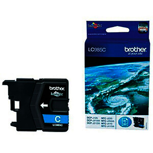 BROTHER LC985 CARTOUCHE D'ENCRE CYAN D'ORIGINE (LC985C)