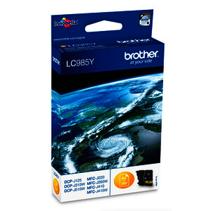 BROTHER LC985 CARTOUCHE D'ENCRE JAUNE D'ORIGINE (LC985Y)