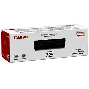 CANON 725 TONER LASER NOIR D'ORIGINE (725)