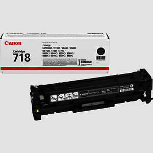 CANON 718 TONER LASER NOIR D'ORIGINE (718BK)