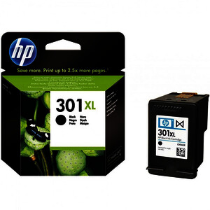 HP 301XL CARTOUCHE D'ENCRE NOIRE D'ORIGINE (CH563EE)