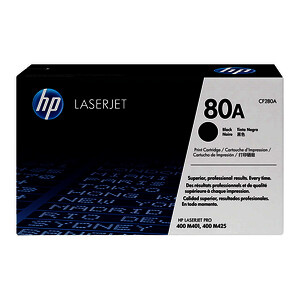 HP 80A TONER LASER NOIR D'ORIGINE (CF280A)