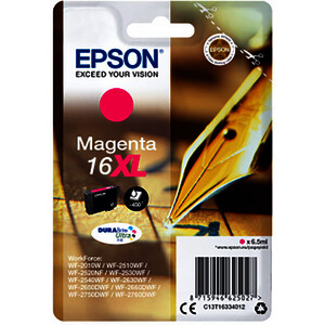 EPSON 16XL CART. D'ENCRE MAGENTA D'ORIGINE (C13T16334010)