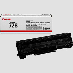 CANON 728 TONER LASER NOIR D'ORIGINE (728)