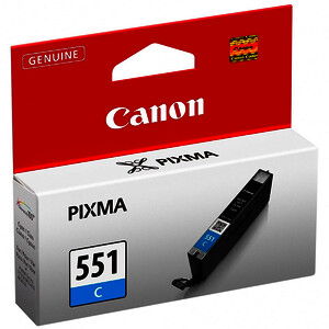 CANON 551 CARTOUCHE D'ENCRE CYAN D'ORIGINE (CLI551C)