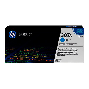 HP 307A TONER LASER CYAN D'ORIGINE (CE741A)