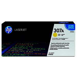 HP 307A TONER LASER JAUNE D'ORIGINE (CE742A)