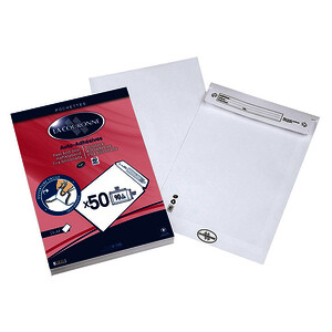 PQ 50 POCH AUTO-ADH BLC 90G/M² 229X324-C4 LA COURONNE