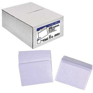 BTE 500 ENV AUTO-ADH BLC 80G/M² 114X162-C6 BUDGET