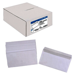 BTE 500 ENV AUTO-ADH BLC 80G/M² 110X220-DL BUDGET