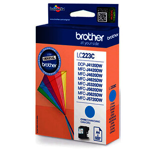 BROTHER LC223 CARTOUCHE D'ENCRE CYAN D'ORIGINE (LC223C)