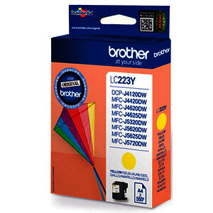 BROTHER LC223 CARTOUCHE D'ENCRE JAUNE D'ORIGINE (LC223Y)