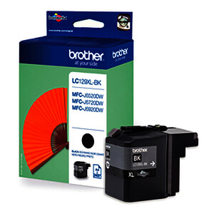 BROTHER LC129XL CART. D'ENCRE NOIRE D'ORIGINE (LC129XLBK)