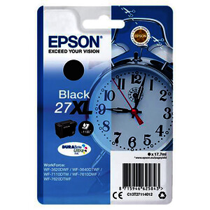EPSON 27XL CARTOUCHE D'ENCRE NOIRE D'ORIGINE (C13T27114010)