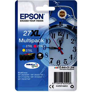 EPSON 27XL PACK 3 CART. 3 COL D'ORIGINE (C13T27154010)