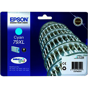 EPSON 79XL CARTOUCHE D'ENCRE CYAN D'ORIGINE (C13T79024010)