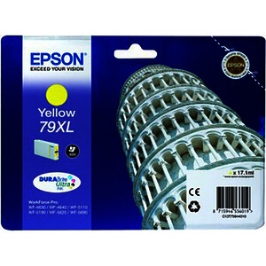 EPSON 79XL CARTOUCHE D'ENCRE JAUNE D'ORIGINE (C13T79044010)