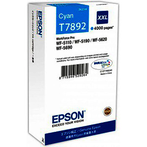 EPSON T7892 CARTOUCHE D'ENCRE CYAN D'ORIGINE (C13T789240)